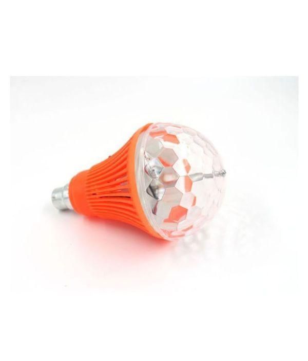 Crystal Disco LED Rotating Bulb Light Single Disco Ball (Ball Dia: 7 cm)  (Pack of 1)