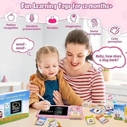 Talking Flash card With LCD Writing Tablet for Kids (224 Sight Words) Enlighten Toy Gift